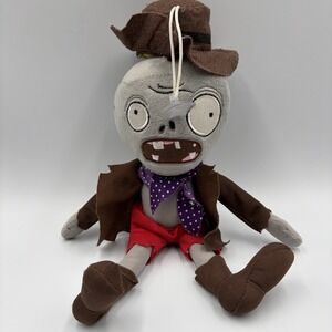 Plants vs Zombies Linxin Cowboy Zombie Plush Toy with Suction Cup